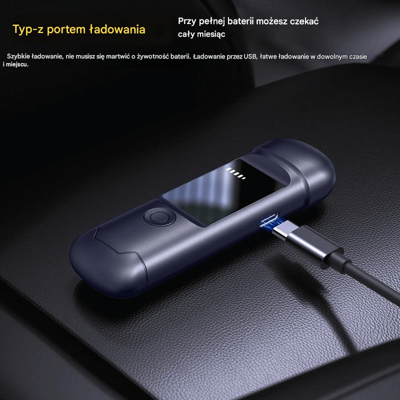 🍷 Wysokoprecyzyjny przenośny alkomat – Sprawdź poziom przed jazdą