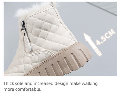 👢【35-41】2025 nou la modă cald, tălpi groase rezistente la frig, cizme de bumbac, impermeabile și anti-alunecare3879183