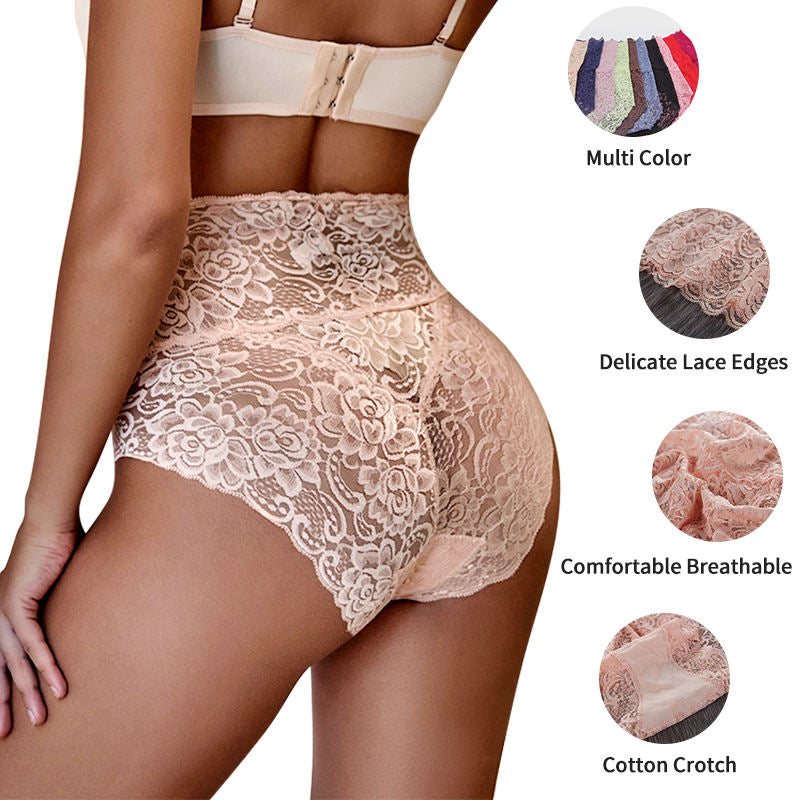 🔥Promocja ograniczona czasowo🔥【6 sztuk】Seksowne figi z wysokim stanem