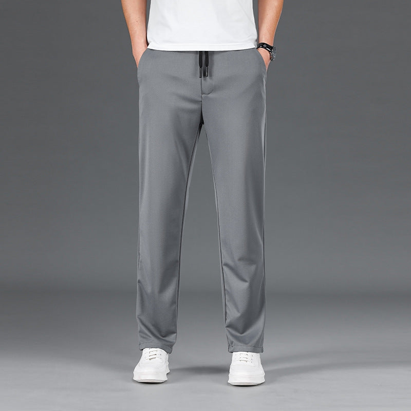 🔥Nowe produkty wyprzedażowe [L-8XL] Męskie letnie spodnie biznesowe casualowe z elastyczną talią [45-135 kg]