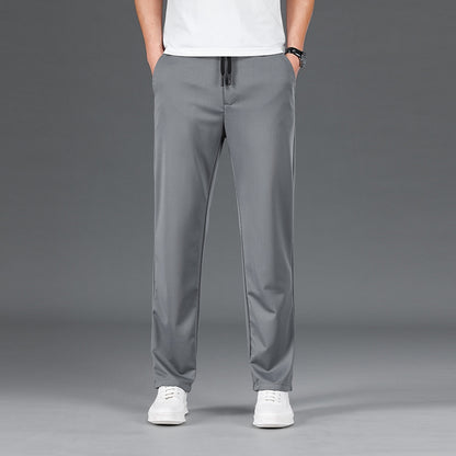 🔥Nowe produkty wyprzedażowe [L-8XL] Męskie letnie spodnie biznesowe casualowe z elastyczną talią [45-135 kg]