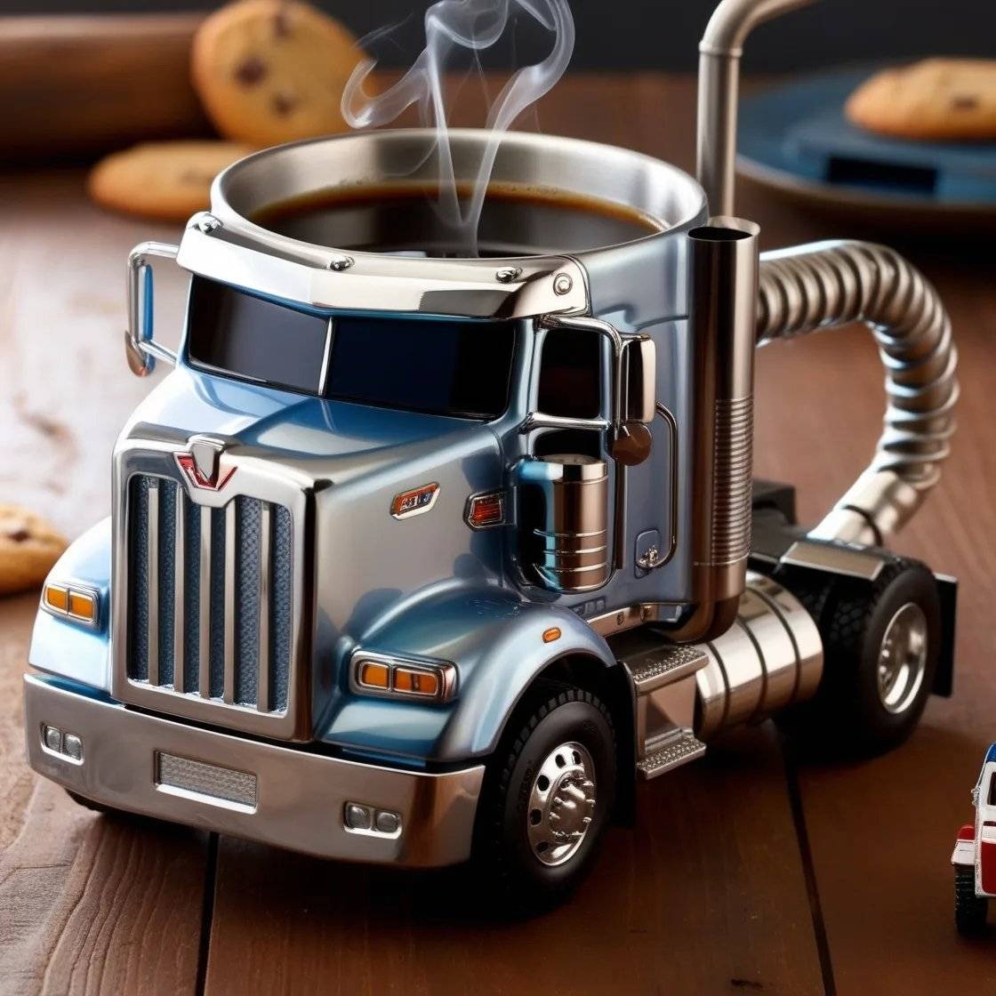 🚛【Oferta ograniczona czasowo】【6 stylów】Ręcznie robiony kubek do kawy w kształcie ciężarówki