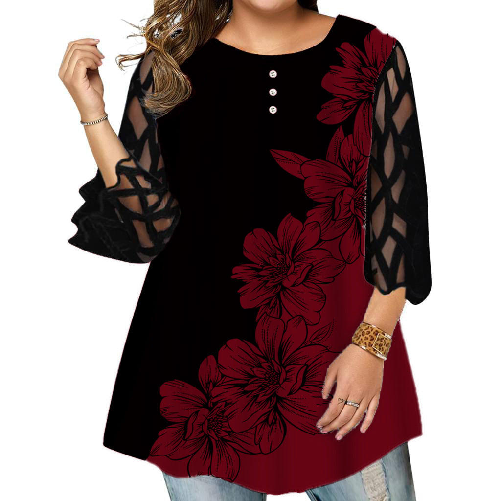 💞【Oferta limitowana】【L~6XL】Nowa damska koszulka z bawełny i lnu