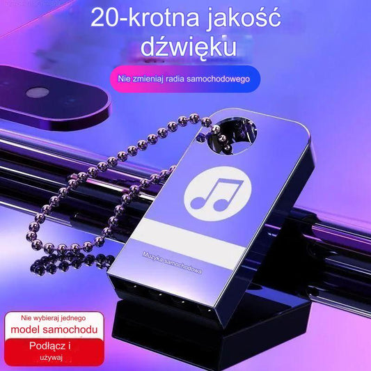 🎁【Music U Disk】 Zawiera 8000 utworów, 600 MV, efekty dźwiękowe 6D