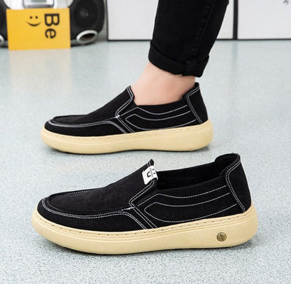 👞 Muške prozračne poslovne platnene cipele ✅ Sprječava neugodne mirise ✅ Mekani potplat ✅ Elegantne i svestrane