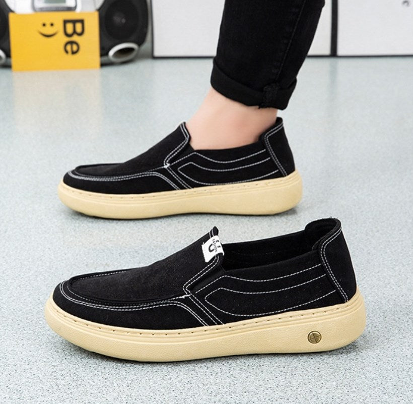 👞 Muške prozračne poslovne platnene cipele ✅ Sprječava neugodne mirise ✅ Mekani potplat ✅ Elegantne i svestrane