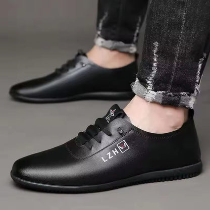 🔥【39-44】 2025 Noua pantofi din piele moale, alb, respirabil, anti-miros, cu talpă moale-3925583