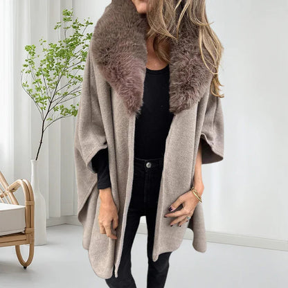 🔥【50% OFF】 🧥 Zimowy damski płaszcz z kołnierzem futrzanym, pogrubiony i ciepły 3826497