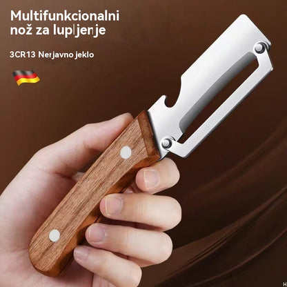 🔥【Kupite 1, dobite 1 gratis】Odebeljen lupilec iz nerjavečega jekla za kuhinjsko uporabo.