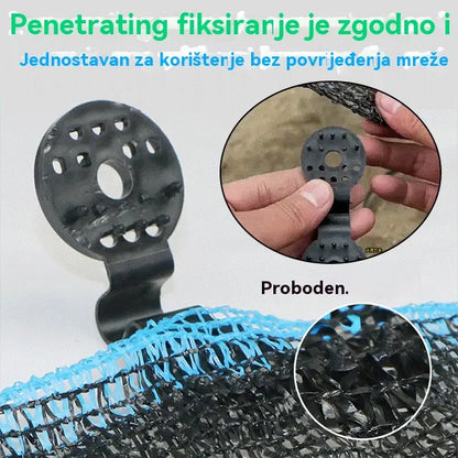 ✨【Kup 25, otrzymaj 25 gratis】Zapięcia do czarnej siatki zacieniającej, zapięcia do folii szklarniowej