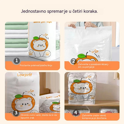 ✨🗃️ 5 artikala za 27 eura 💨 Velika, stlačiva vakuumska vrećica za pohranu: nije potrebna pumpa, nepropusna je i idealna za uštedu prostora u koferima i kod kuće ✈️