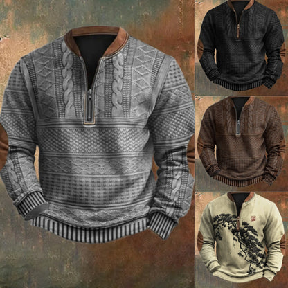 🥼Ograničena ponuda 【S-5XL】 Jesensko-zimski novitet, visokokvalitetna muška topla majica s printom