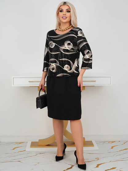 ✨Ograniczona czasowo promocja 👗💖[S-5XL] 2025 modna nowa elegancka sukienka damska, podkreślająca modny temperament