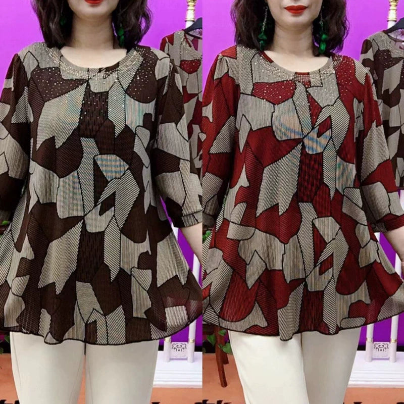 2025 de primăvară noi de marime mare la modă largi topuri de slăbit