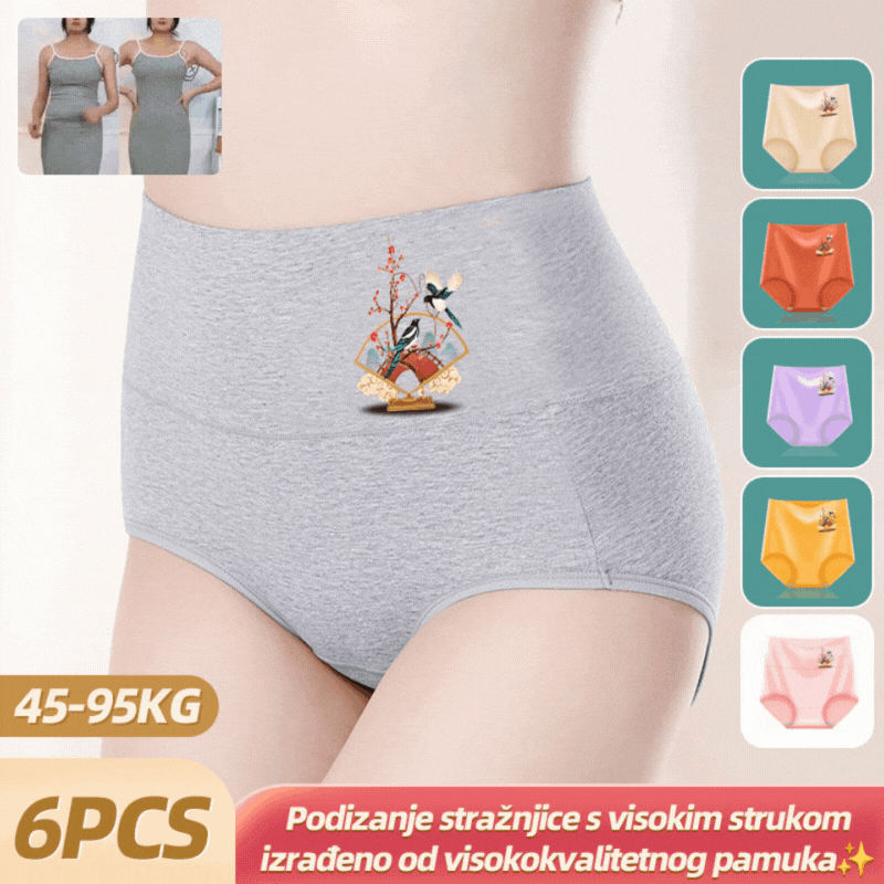 🩲【M-3XL】Podizanje stražnjice visokog struka od visokokvalitetnog pamuka✨️ （40-100 kg）