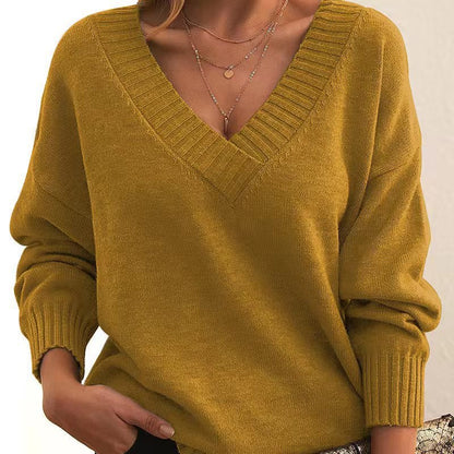 🔥42% zniżki na czas ograniczony🔥[S-3XL] Nowa kolekcja zimowa 2024, stylowy retro damski sweter V-neck, ciepły i casualowy.3836528