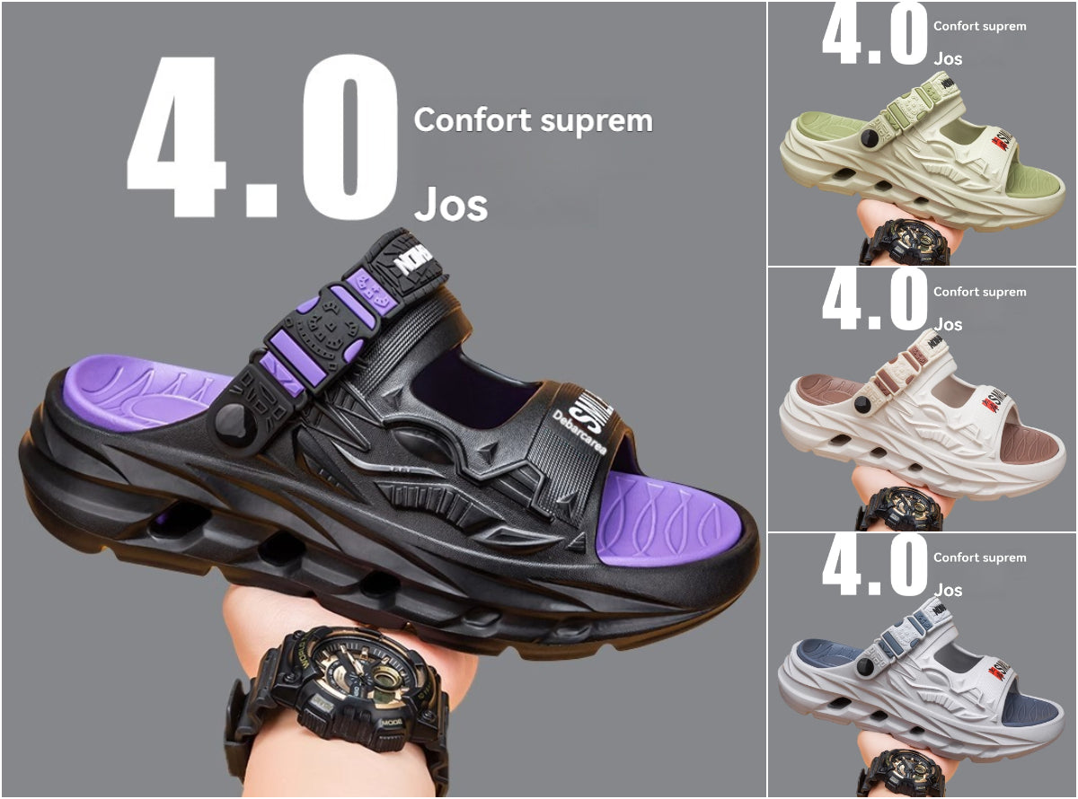 👟[38-45]Sandały plażowe z grubą podeszwą, antypoślizgowe, na lato 2025