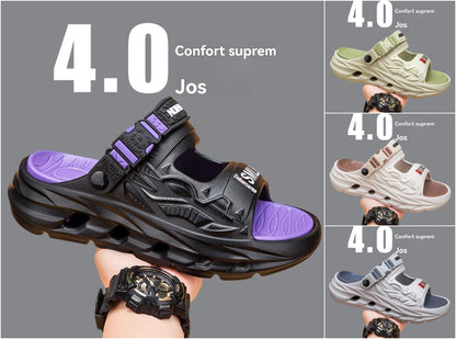 👟[38-45]Sandały plażowe z grubą podeszwą, antypoślizgowe, na lato 2025