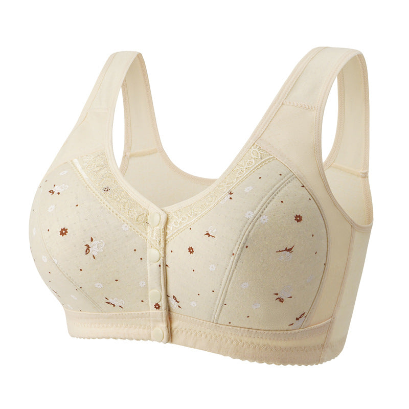 💟【Kup 1, dostajesz 1 gratis】💌【Waga 45-100 kg】 Wygodny biustonosz typu kamizelka z koronką dla kobiet w średnim i starszym wieku, bez stali drucianej, w dużych rozmiarach