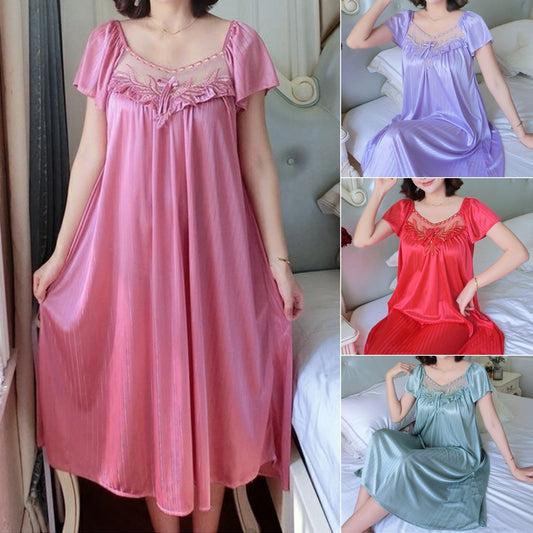 🔥👗【M-4XL】🌹2025 lato nowe damskie piżamy cienkie przyjazne dla skóry jedwabiu, wygodne w dotyku