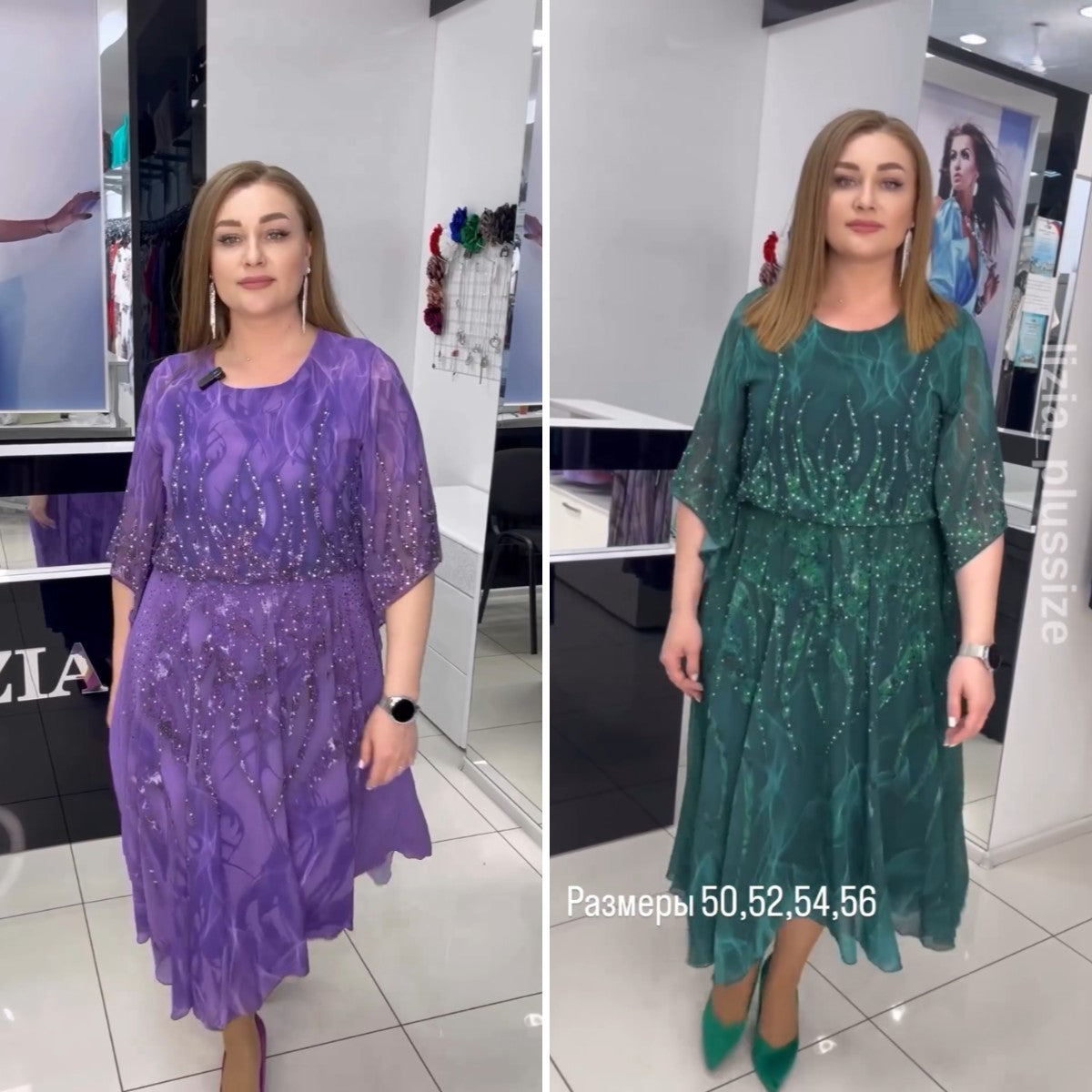 【S-5XL】🔥50% zniżki🔥2024 nowa elegancka sukienka z nadrukiem, modna i wszechstronna_3620684