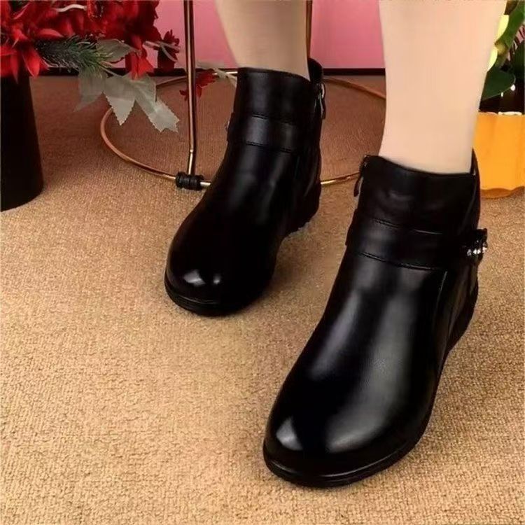 ❄️Specjalne promocje na zimę❄️Kortkie, modne, ciepłe i nieślizgające się buty damskie-3852397