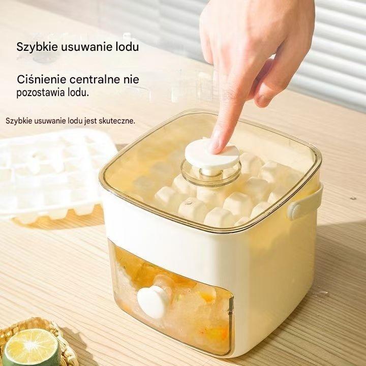 💞Sprzedaż przekracza 50 000! 💥🥤🧊 50% zniżki! Kostkarka do lodu z funkcją magazynowania lodu: produkuje 48 kostek lodu na raz, szczelna pokrywa 🏖️✅