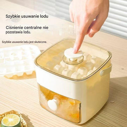 💞Sprzedaż przekracza 50 000! 💥🥤🧊 50% zniżki! Kostkarka do lodu z funkcją magazynowania lodu: produkuje 48 kostek lodu na raz, szczelna pokrywa 🏖️✅