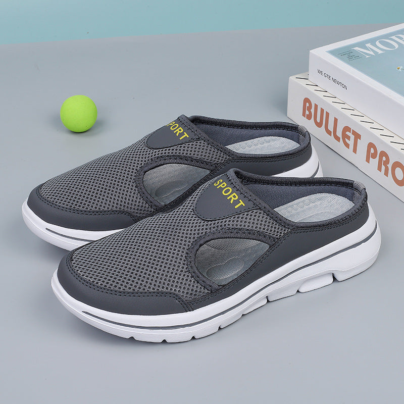 🔥✨【Ograniczona ilość】【35-48】2025 wiosenne modne, swobodne, oddychające kapcie, odpowiednie zarówno dla mężczyzn, jak i kobiet--3917582