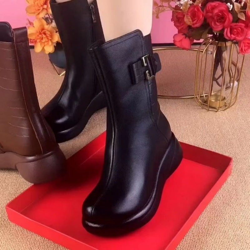 【35-40】2024 nowe, ciepłe, pluszowe buty damskie 3831762