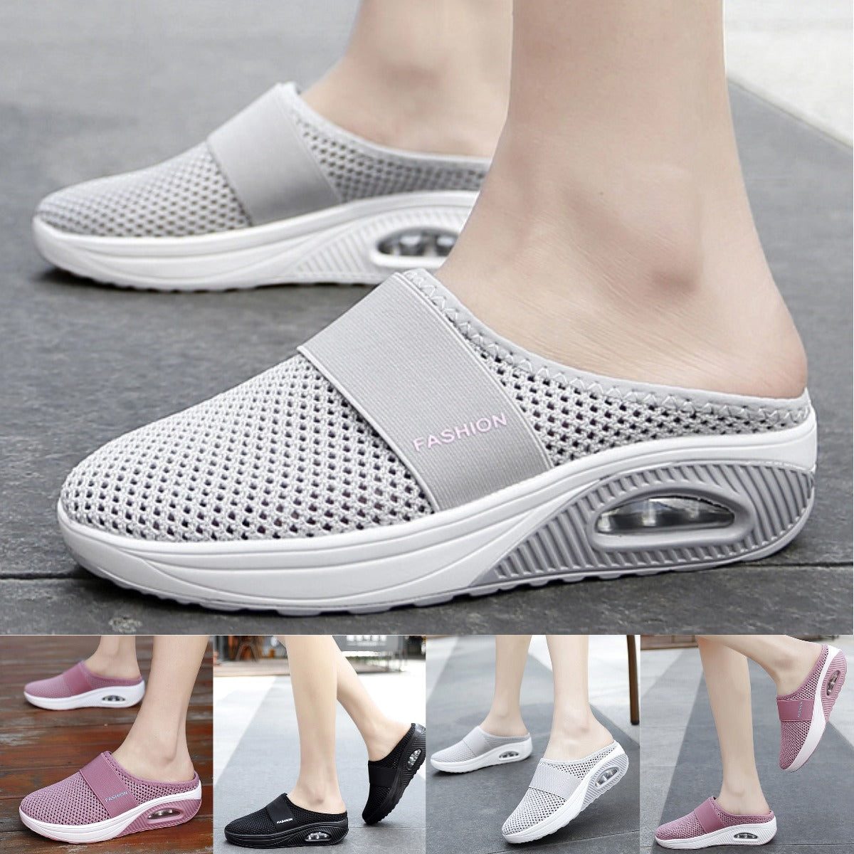 👡🛒【Nowy produkt w obniżonej cenie]】💖🎁【35-43]】Buty z poduszką powietrzną z siateczki Hollow 2026 o wysokiej elastyczności bez męczącego chodzenia