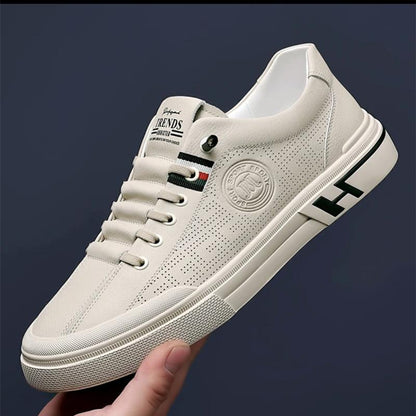 【Nowość w promocji🔥】Letnie męskie buty casual ze skóry naturalnej 2025, przewiewne z miękką podeszwą