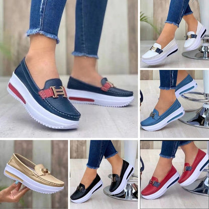 🔥🩰【35-43】Nowy model 2025 damskie buty casualowe na grubej podeszwie, miękkie i wygodne
