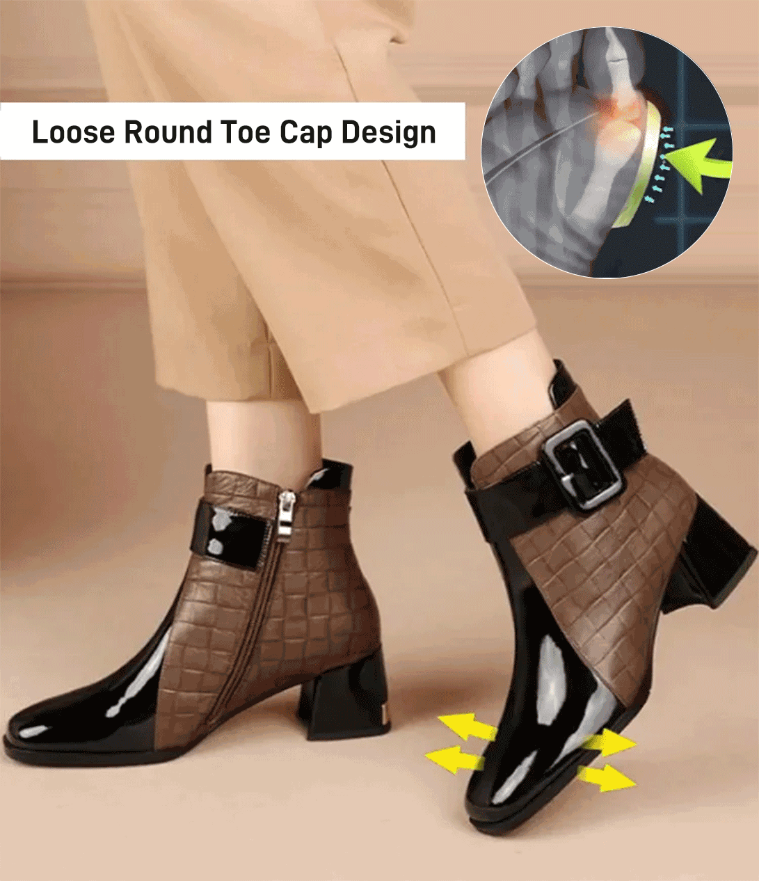 🔥【35-40】2024 nowe buty ze skóry bydlęcej importowane z Australii--3783621