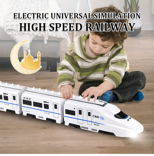 🚆【Kup 1 dostać 1 za darmo】 Elektryczna uniwersalna symulowana kolej dużych prędkości3836437