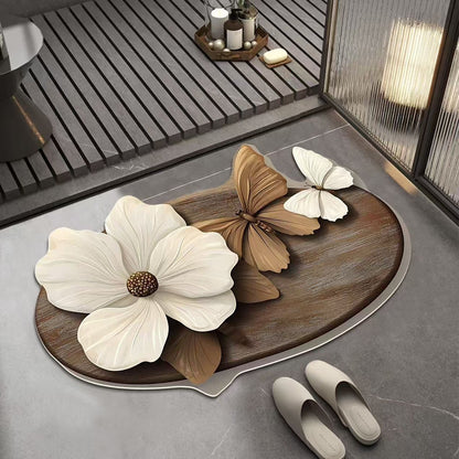 🔥【50% OFF】🔥HLUBOKÁ SLEVA💕[30*40cm+ 40*60cm]Savá protiskluzová podložka s realistickým 3D vzorem -