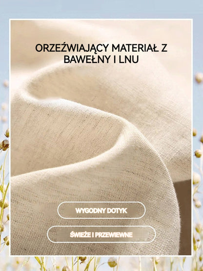 🔥🔥【40-100 kg】Nowa modna letnia sukienka jednobarwna z długimi rękawami, w etnicznym stylu, z charakterem, idealna na podróże i do pracy