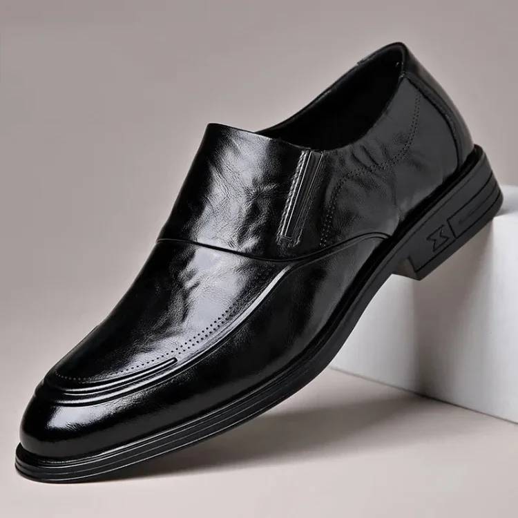 👞【38-44】Męskie włoskie codzienne buty ze skóry naturalnej