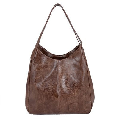 💖👜💖【Промоция 50%】Нова дамска чанта с голям капацитет от мека кожа, модерна и стилна