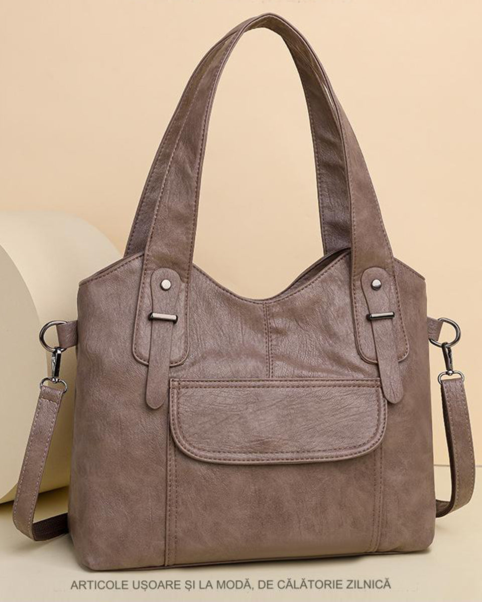 📢👜Nová dámská kožená kabelka přes rameno z pravé hovězí kůže -