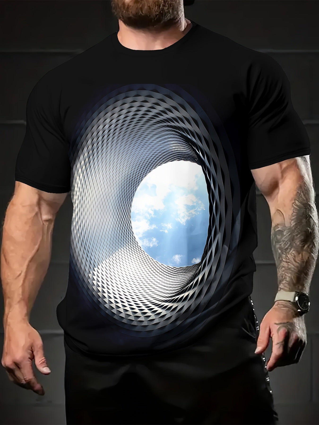🌀👕【S-5XL】Pánsky top s 3D digitálnou potlačou