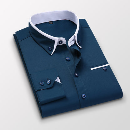🎉【M-5XL】🔥👔 Letnia nowość, oddychająca męska koszula biznesowa w stylu casual