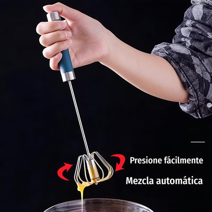 26€【Set od 2 komada】Poluautomatski ručni mikser za jaja od nehrđajućeg čelika