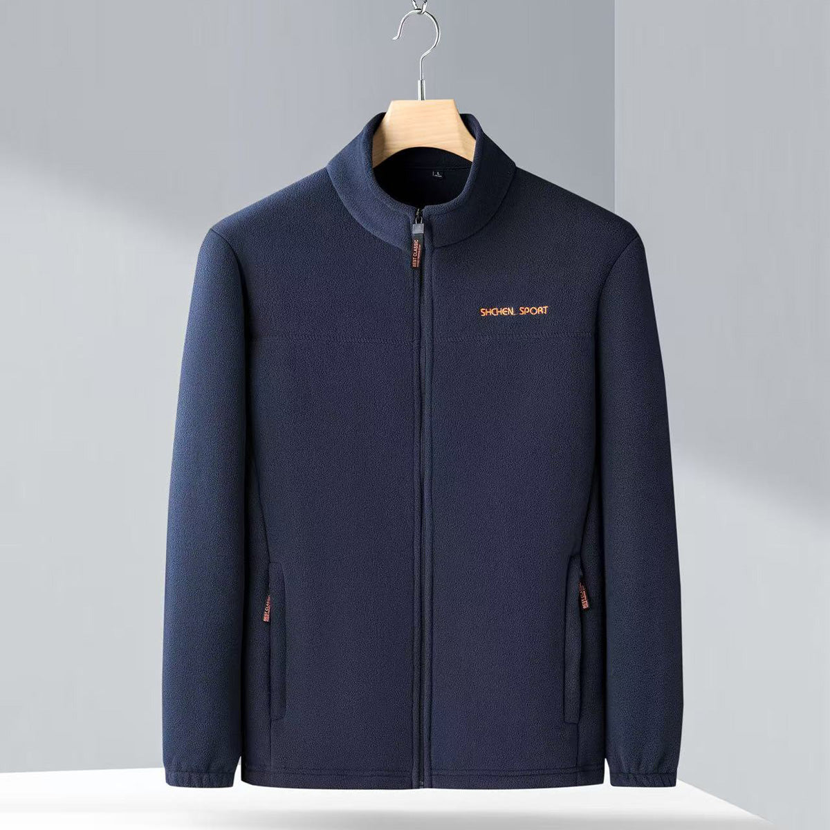 🔥【L-4XL】Męska kurtka jesienno-zimowa z wysokim, pluszowym kołnierzem, ciepła