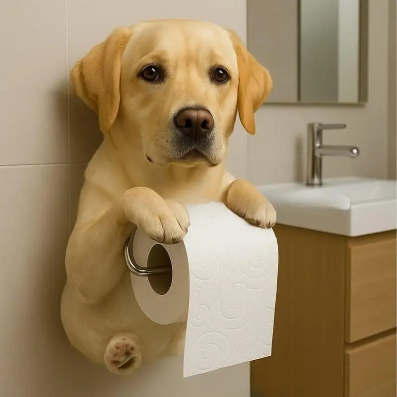 🐕Držač toaletnog papira s uzorkom slatkog šteneta ✅️Plaćanje pouzećem