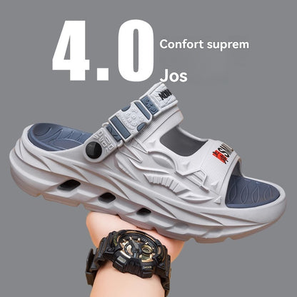 👟[38-45]Sandały plażowe z grubą podeszwą, antypoślizgowe, na lato 2025
