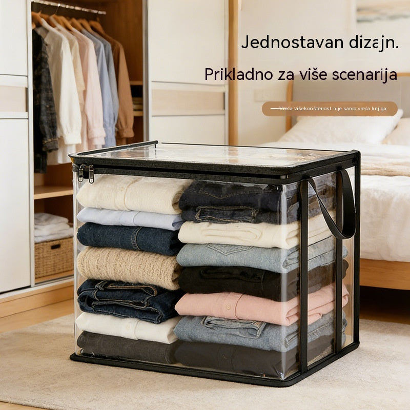 3 komada 30€--🔥Vremenski ograničena ponuda: 49% popusta 📦Velika, izdržljiva, debela, prozirna plastična vrećica za odjeću, selidbu i pohranu