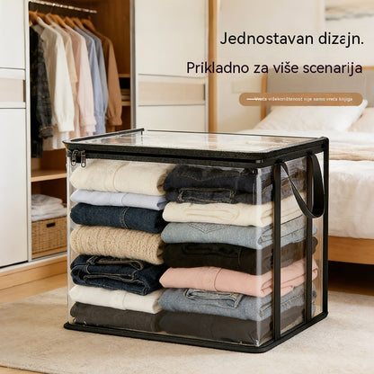 3 komada 30€--🔥Vremenski ograničena ponuda: 49% popusta 📦Velika, izdržljiva, debela, prozirna plastična vrećica za odjeću, selidbu i pohranu