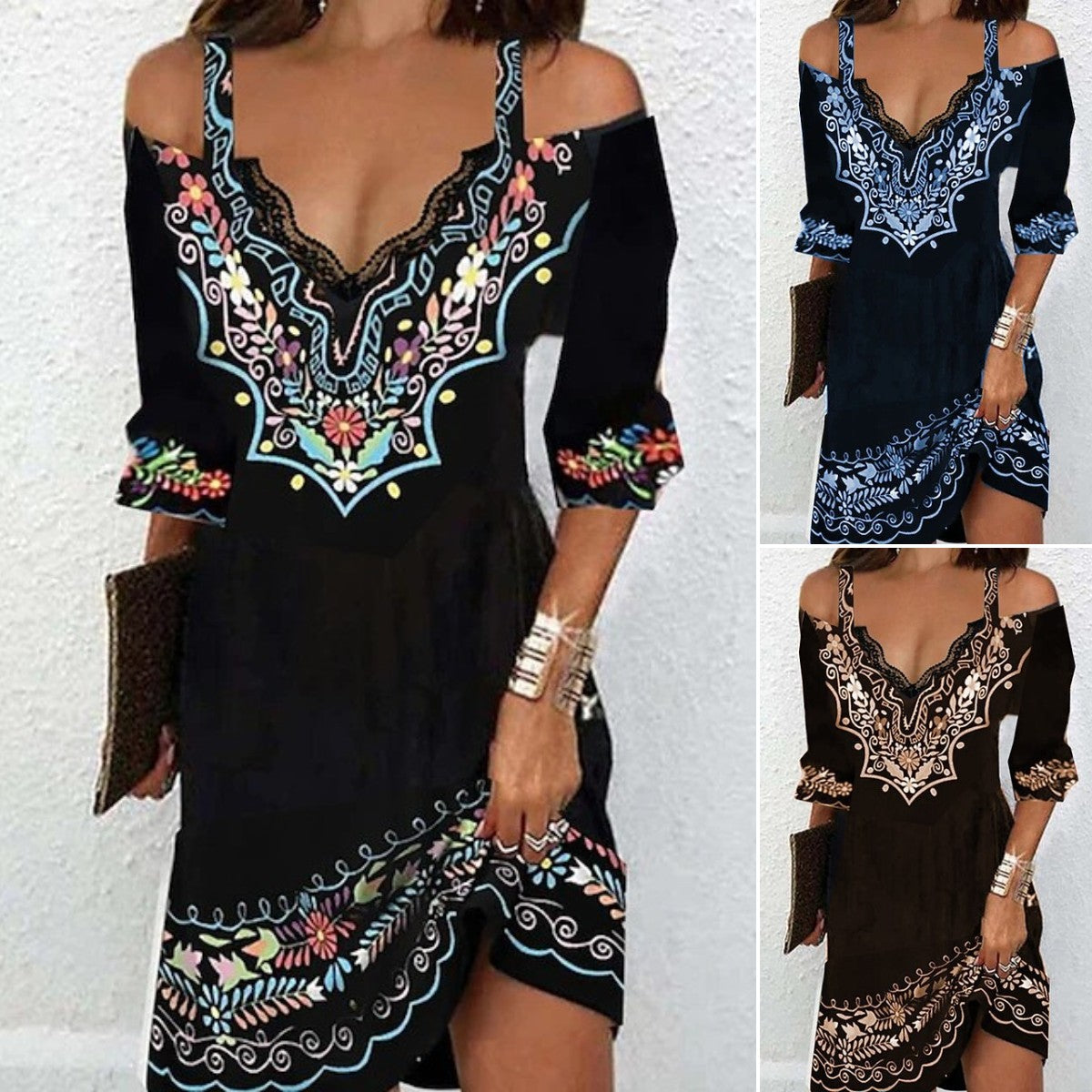 👗🌸【S-5XL】2026 Wiosna i Lato Nowa Sukienka Halter-Jedwabisty W dotyku