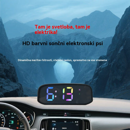 🚗Sončni zaslon za avtomobilski merilnik hitrosti